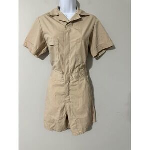 BERNE P700 Heritage Short Sleeve Coverall Romper Jumpsuit Shorts Women's Size S